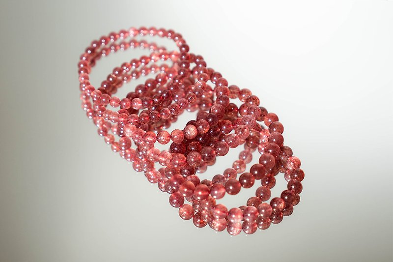 Milky Way Strawberry Crystal - Bracelets - Crystal Red