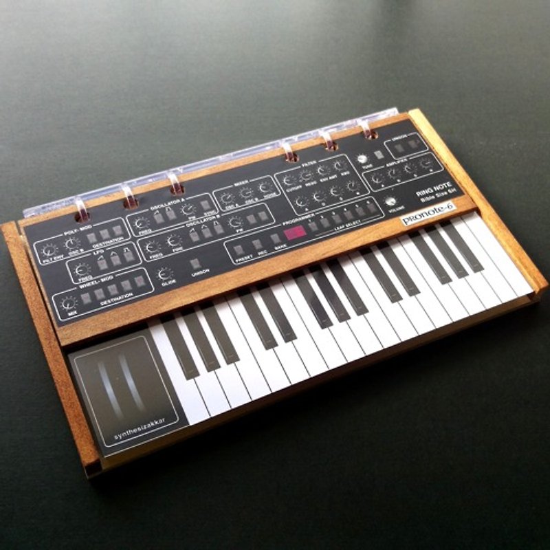 [Notebook / Notebook] Synthesizer Notebook ProNote-6 Ver.2 - Other - Wood 