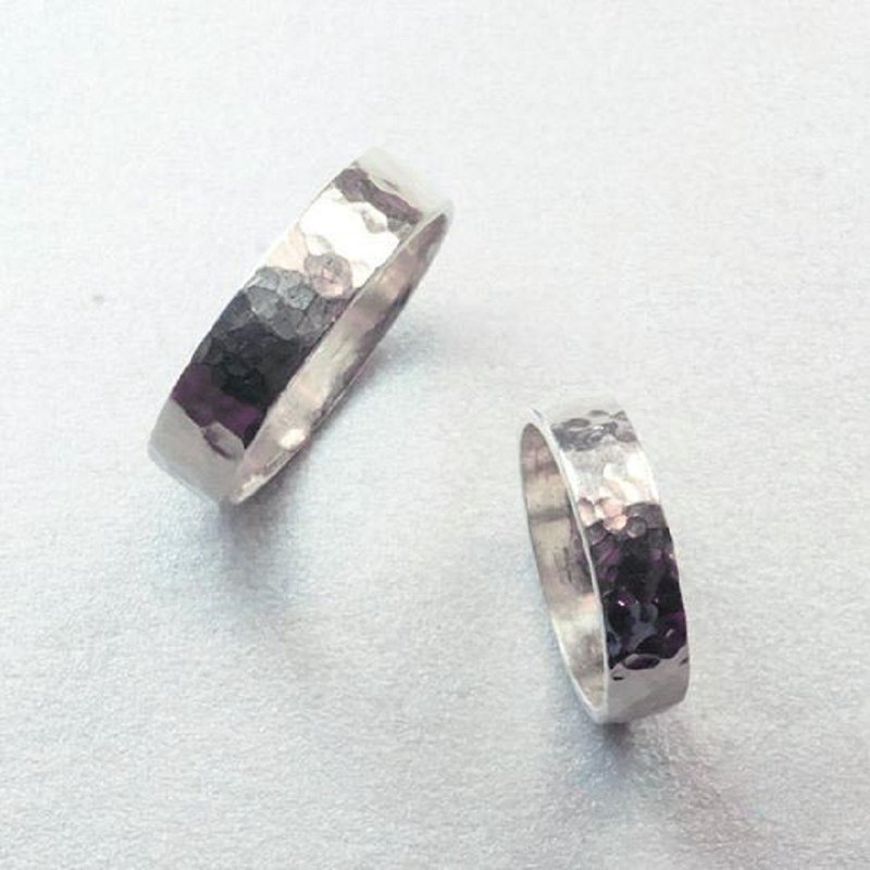 [Customized Items] The existence Series / corrugated Silver ring / 925 sterling silver / Ring - General Rings - Sterling Silver 