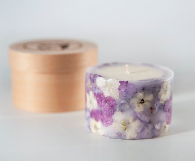 Full Dry Flower Candle, Herb Garden candle, scented candle