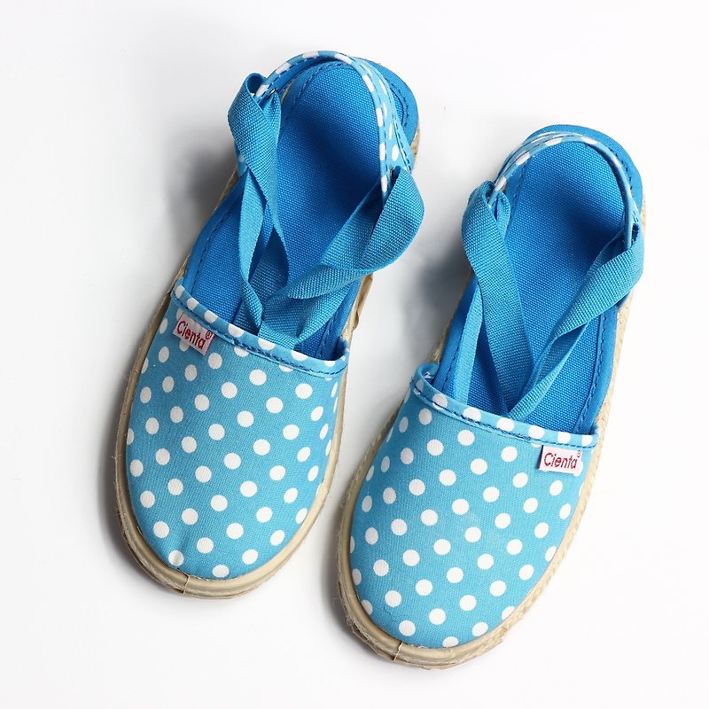 Spanish national canvas shoes CIENTA 41088 11 light blue children, children size - Kids' Shoes - Cotton & Hemp Blue