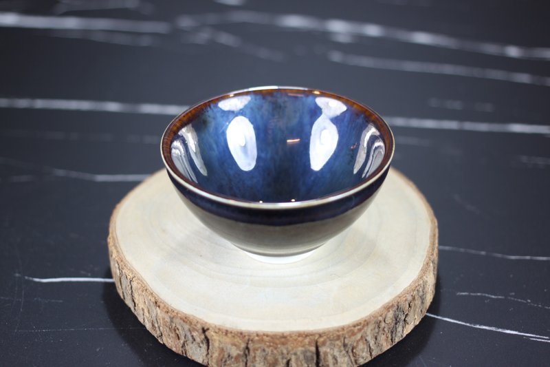 【辛勞的父親】科幻銀 天目釉茶杯 茶碗 鶯歌陶藝名家葉敏祥作品 - 茶壺/茶杯/茶具 - 瓷 
