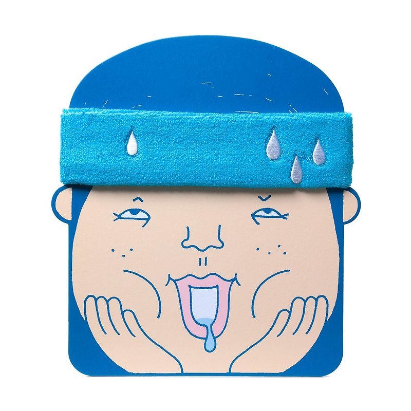 Jump man! Sports headband - อุปกรณ์เสริมกีฬา - กระดาษ สีน้ำเงิน
