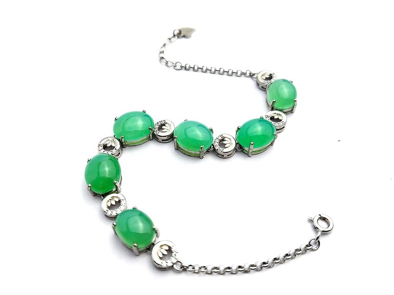 Light jewelry and jade | Liuliu Dashun noble bracelet | Australian jade - Bracelets - Jade 