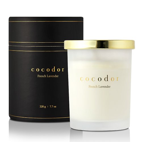 COCODOR 珂珂朵爾 cocodor-大豆蠟燭220g-法國薰衣草