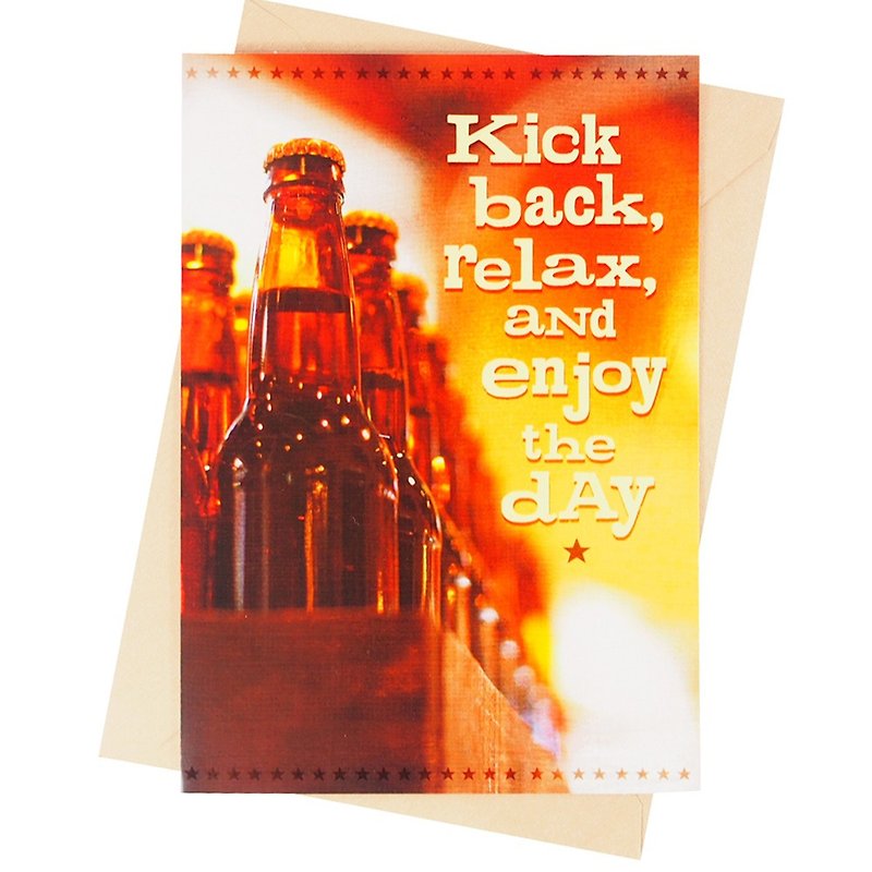 Enjoy this day [Hallmark-Birthday Wishes Card] - การ์ด/โปสการ์ด - กระดาษ สีส้ม