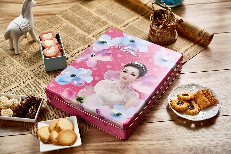 (團購組/台灣免運)亞里莎喜餅 #2號時尚禮盒(一組8盒) - 蛋糕/甜點 - 紙 粉紅色