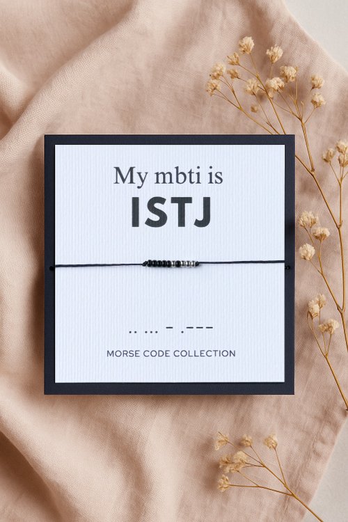 Merci Studio 【ISTJ 物流師】MBTI 16型人格。摩斯密碼。手繩手環。禮物