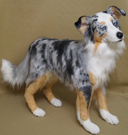 澳大利亚牧羊犬, - ショップ Rainbow_Art_Creatures 置物 - Pinkoi