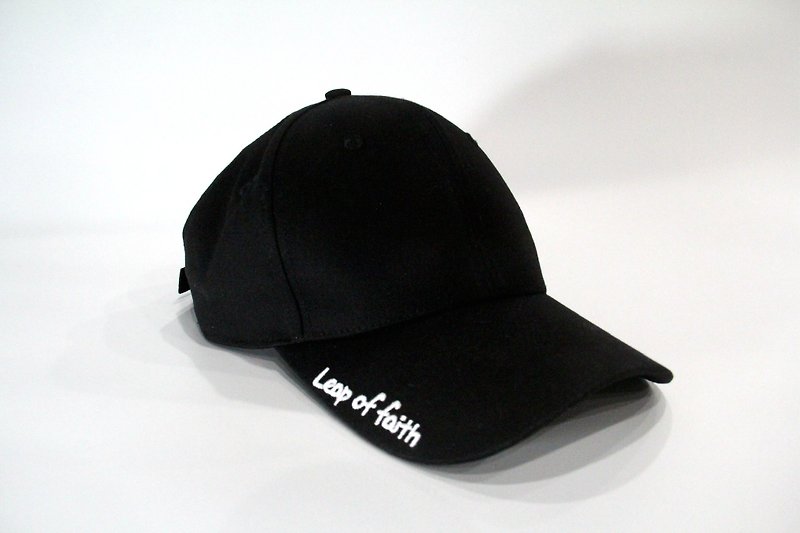 信仰の飛躍LOGOSE1 CAP - 帽子 - コットン・麻 ブラック