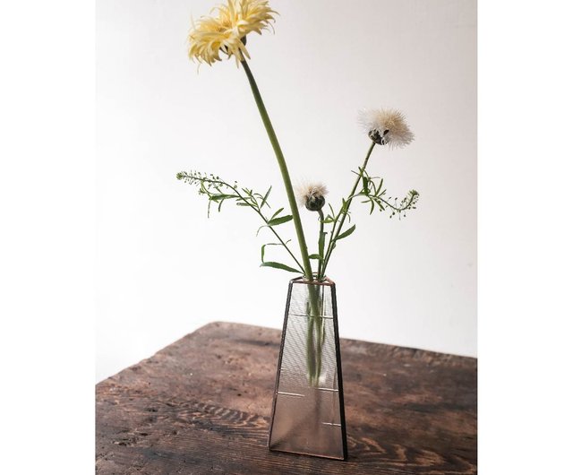 リビング | 円錐ガラス試験管花器 - ショップ Islet-studio 花瓶・植木鉢 - Pinkoi