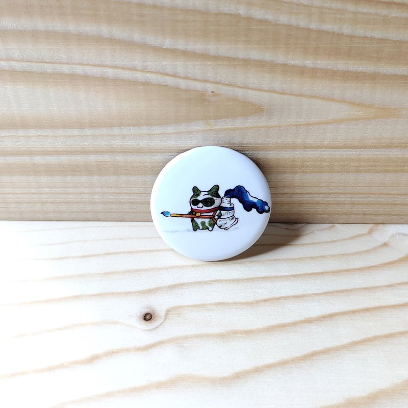 胸章/別針/徽章 貓咪特工 - 徽章/別針 - 其他材質 多色