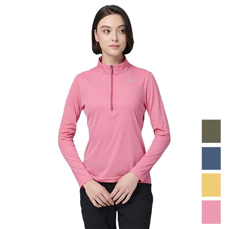 【Wildland】Green and environmentally friendly anti-UV elastic long-sleeved clothing for women 0B21619 - เสื้อผู้หญิง - เส้นใยสังเคราะห์ หลากหลายสี