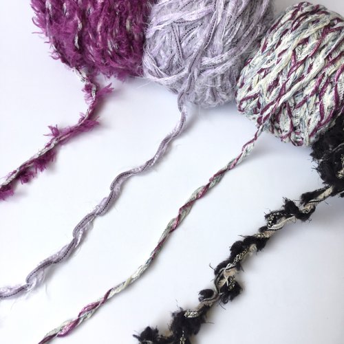 Woven wire Merino wool thread - Shop Neri Bona Knitting, Embroidery, Felted  Wool & Sewing - Pinkoi