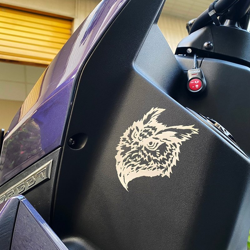 貓頭鷹物語 魔朔貼 反光貼紙 防水貼紙 汽機車裝飾貼紙 - 貼紙 - 防水材質 