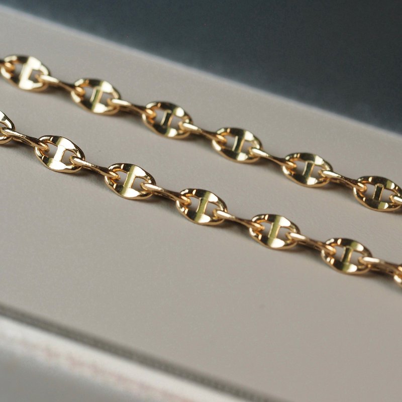 The Rikiyo Gold Chain Bracelet - Bracelets - Precious Metals 