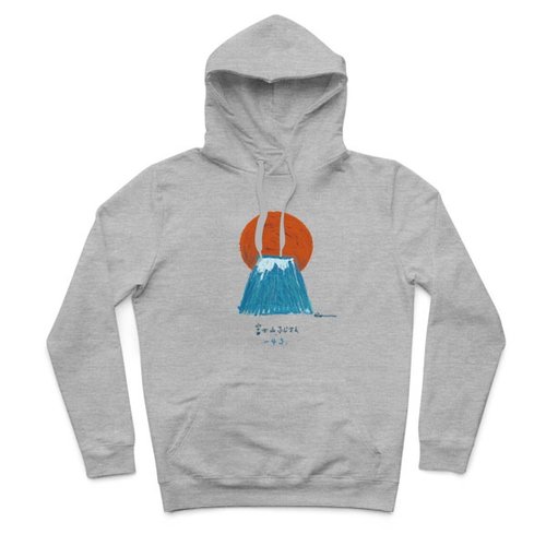 Mount Fuji - dark gray Linen- Hooded T-shirt - Shop ViewFinder Unisex ...