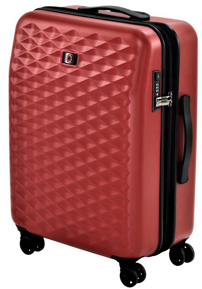 WENGER  LUMEN 24吋行李箱/音浪紅 (604340) - 行李箱/旅行袋 - 聚酯纖維 紅色