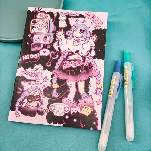 嗶嗶畫畫 DP048 雙星樂園空白筆記本B /blank notebook B
