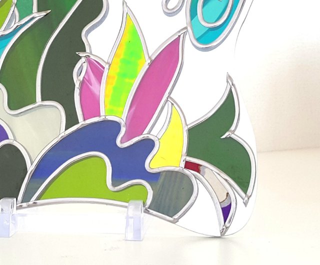 グラスアート インテリアミラー 変形アクリル - ショップ GlassArt RayColors 置物 - Pinkoi