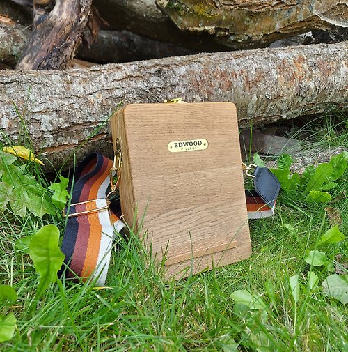 EDWOOD village Messenger Wood Box, multi-function artist/sketching bag
