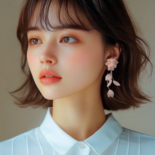 Cherry Blossom Petal Earrings