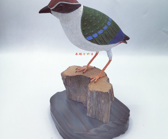 バードカービング やまがら 野鳥シリーズ ジョウビタキとヤマガラの