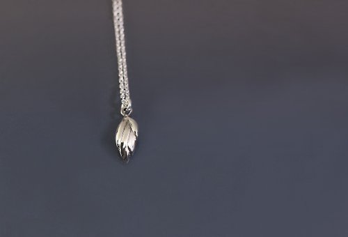 Maple jewelry design 實物系列-竹子花925銀項鍊