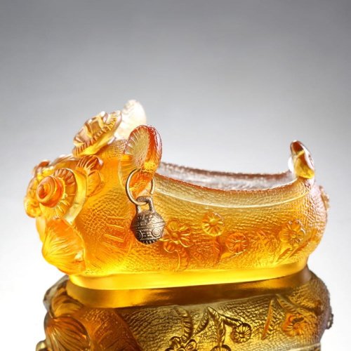 台湾瑠璃工房　小虎王娃娃鞋 LIULI 小虎王娃娃鞋琉璃工房LIULI LIVING｜擺飾/家飾品人氣榜