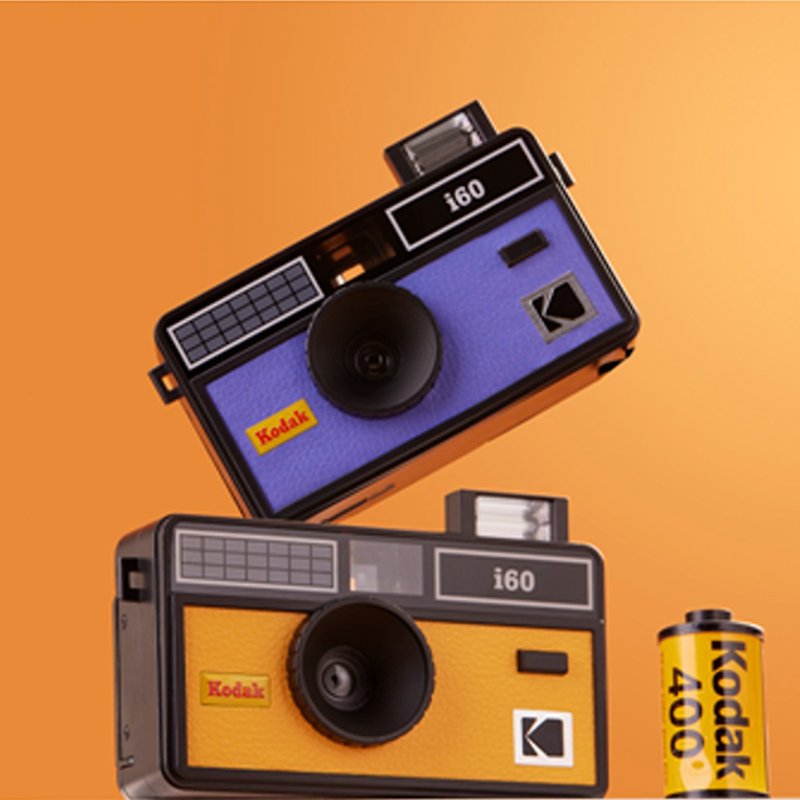 【Kodak 柯達】新型多功能底片相機 i60 柯達黃 - 菲林/即影即有相機 - 塑膠 黃色