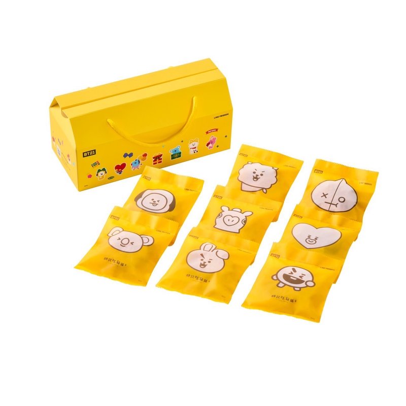 BT21 宇宙明星款  林記糕餅舖【8入老婆餅禮盒】 - 蛋糕/甜點 - 其他材質 黃色