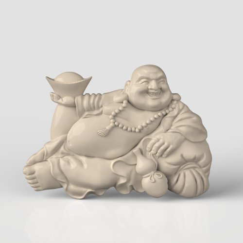 3DcncUNIQUE 三維模型STL CNC Router檔案 3d列印雕像Hotei Incumbent