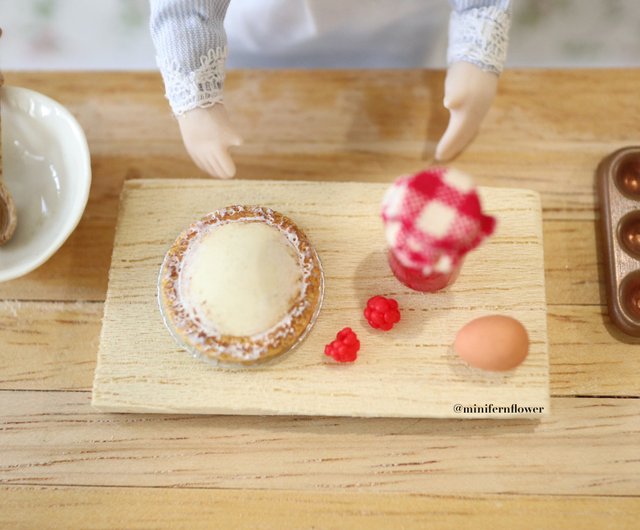 ケーキ、パイ、フルーツジャム、リアルな食べ物、スケール1/12