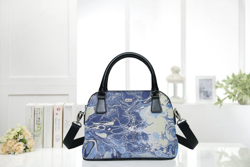 貝殼兩用包  真皮 / 防潑水 阿曼達 多花色 - 手提包/手提袋 - 環保材質 