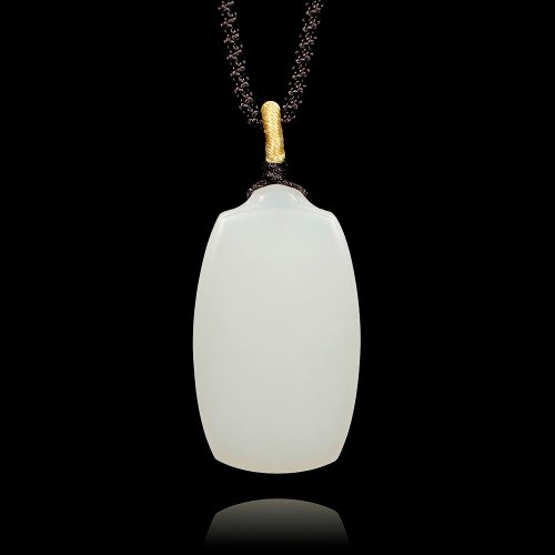 正佳珠寶 Gemsrich Jewelry 【正佳珠寶】和田白玉 新疆老礦籽料 12g 平安無事牌