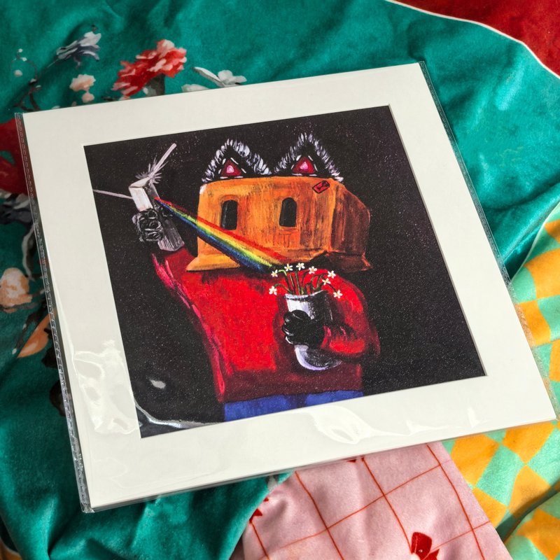 藝術家作品我須要一點光復制畫裝飾畫 - 海報/掛畫/掛布 - 紙 多色