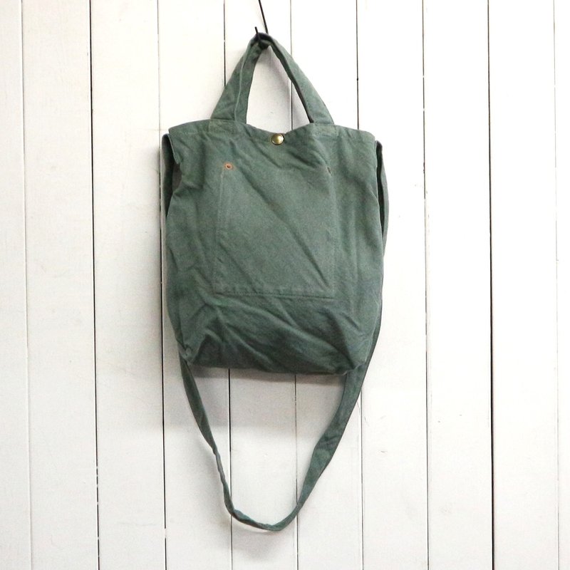 Tote bag S (VC-1) [2024 Fall/Winter limited color: Silver-gray] - Handbags & Totes - Cotton & Hemp Green