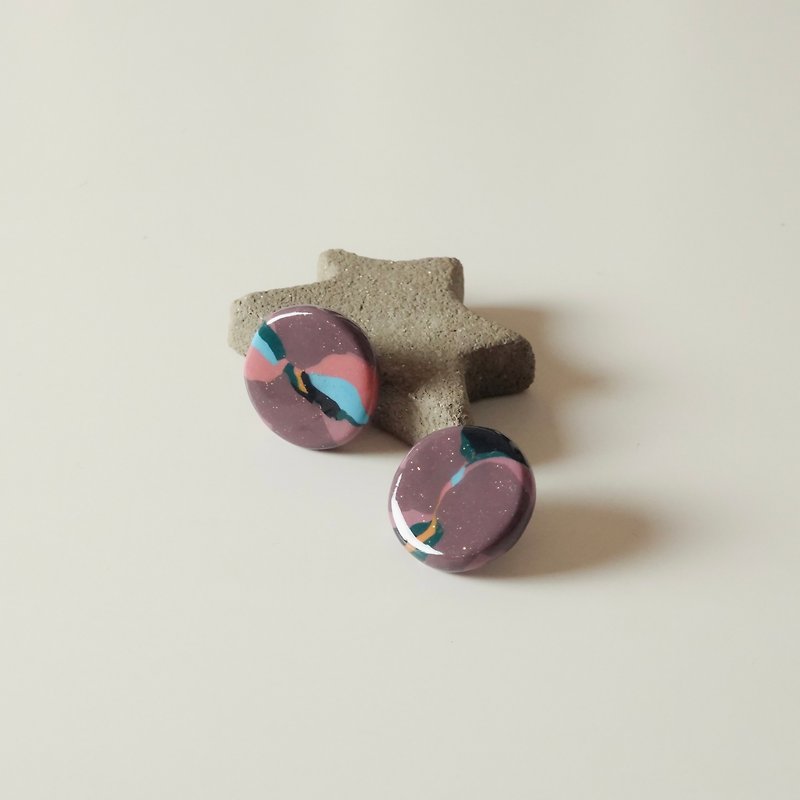 Earrings【 the stone of dreams 】masaka_no.292 - Earrings & Clip-ons - Other Materials Multicolor