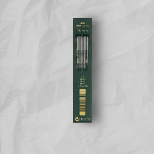 文聚 Faber-Castell 2. 0mm 工程筆芯 3H/盒-10支入(原廠正貨)
