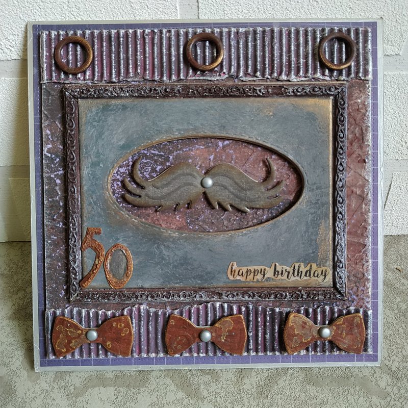 Birthday cards for man. Happy birthday card - 卡片/明信片 - 紙 多色