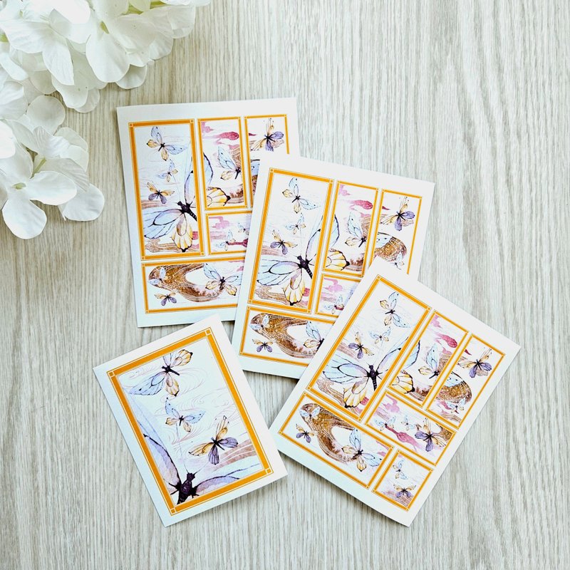Oriental label paper sticker_ may_7 - 貼紙 - 紙 