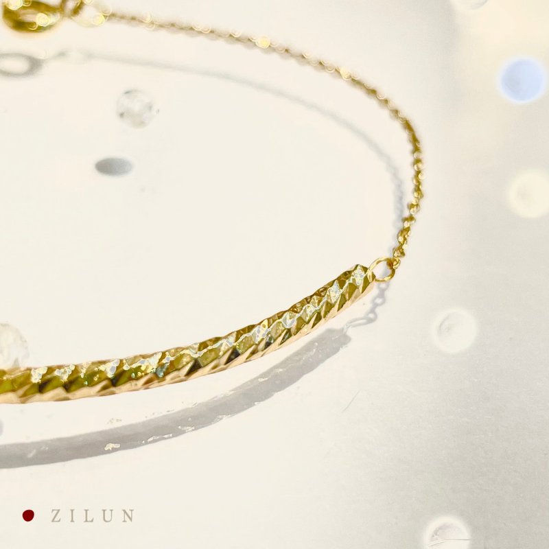 │Simple│ Sparkling Light• Bracelet• 14K Gold Note• 14kgf - สร้อยข้อมือ - ทองแดงทองเหลือง 