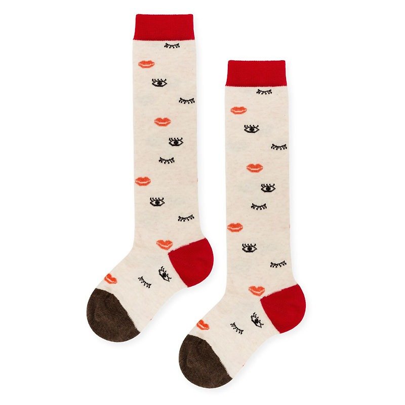 Sc. Lifestyle Eye Socks - Socks - Cotton & Hemp White