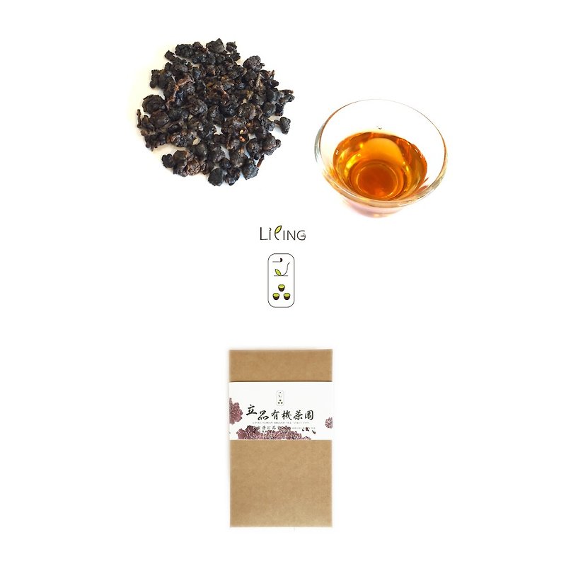 有機耕作 極品蜜香紅烏龍茶 200g 有機認證貼紙 附三款茶包各一包 - 茶葉/漢方茶/水果茶 - 新鮮食材 紫色