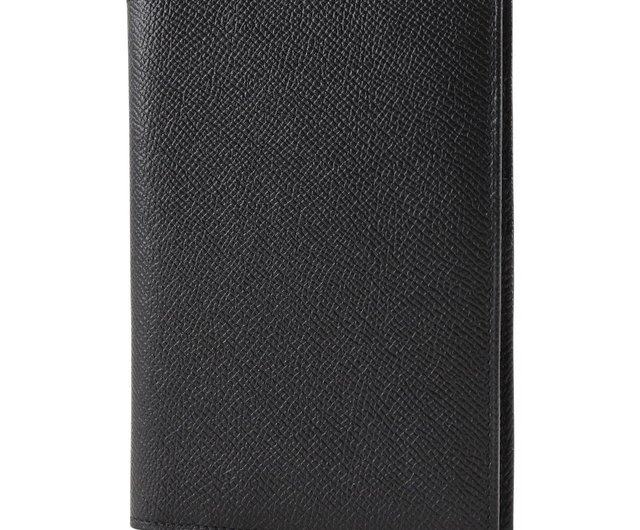 日本直送】ブルガリ BVLGARI 手帳カバー レザー 黒 ユニセックス【中古