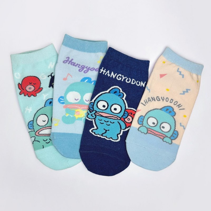 [ONEDER Wanda] Sanrio Mermaid Hanton Straight Socks Hangyodon Taiwan-made cotton socks - ถุงเท้า - วัสดุอื่นๆ 