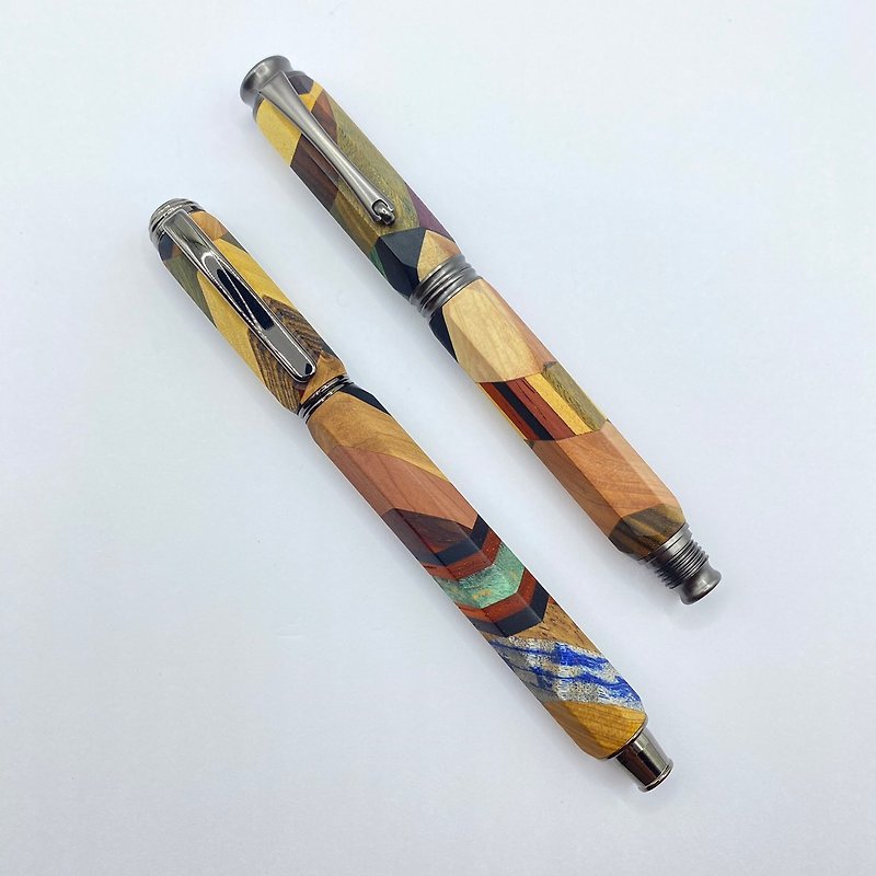 Yoseki. edge pen - Fountain Pens - Wood Brown