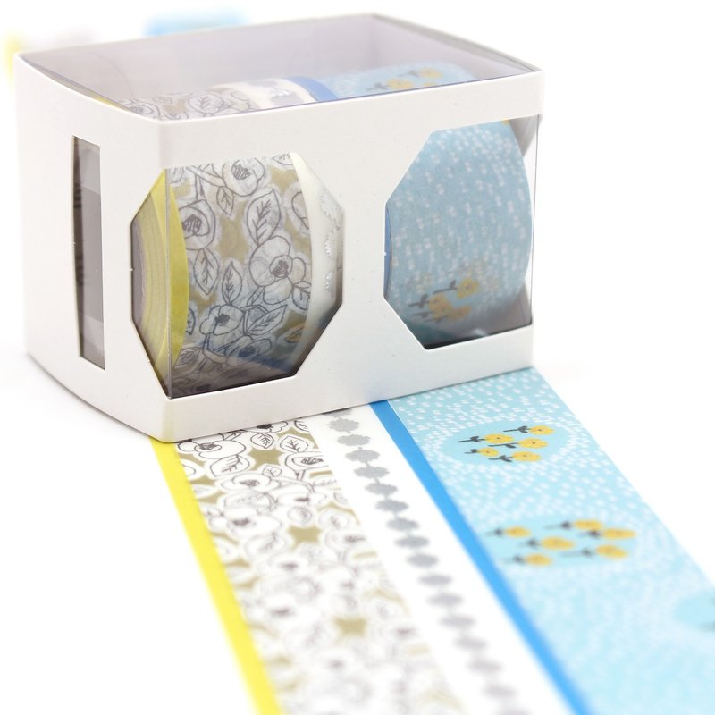 mt x KAMOI 100 Anniversary Masking Tape Set / mina perhonen (MTMINAST1) - มาสกิ้งเทป - กระดาษ หลากหลายสี