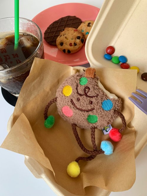 Luckyzoo Cookieman創意可愛曲奇餅幹人掛飾毛絨玩偶