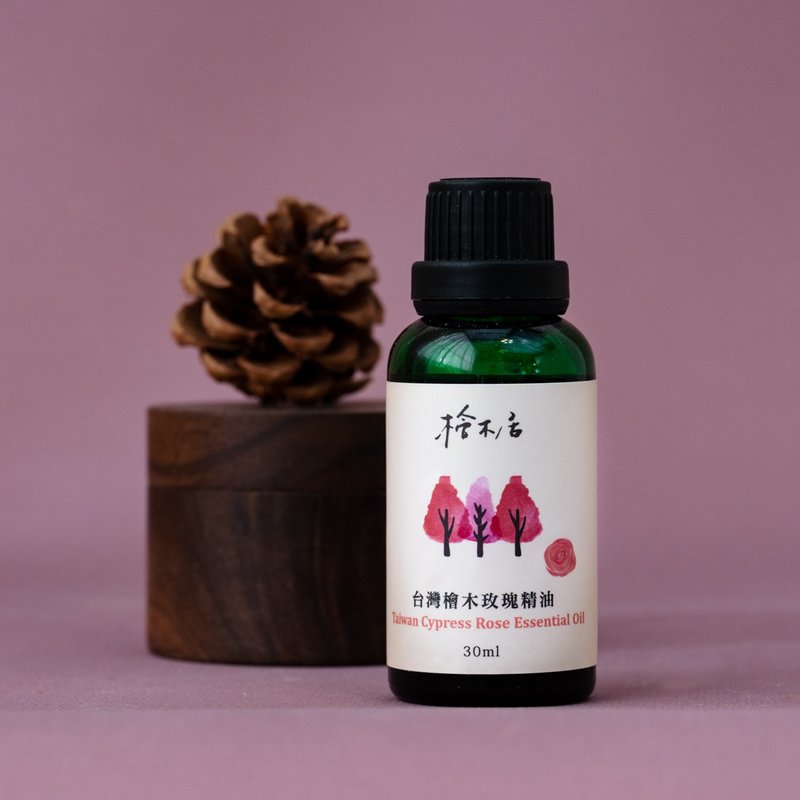 台灣檜木玫瑰精油 30ml 香氛愛用瓶 無稀釋 未添加基底油 - 香氛/精油/擴香 - 精油 咖啡色